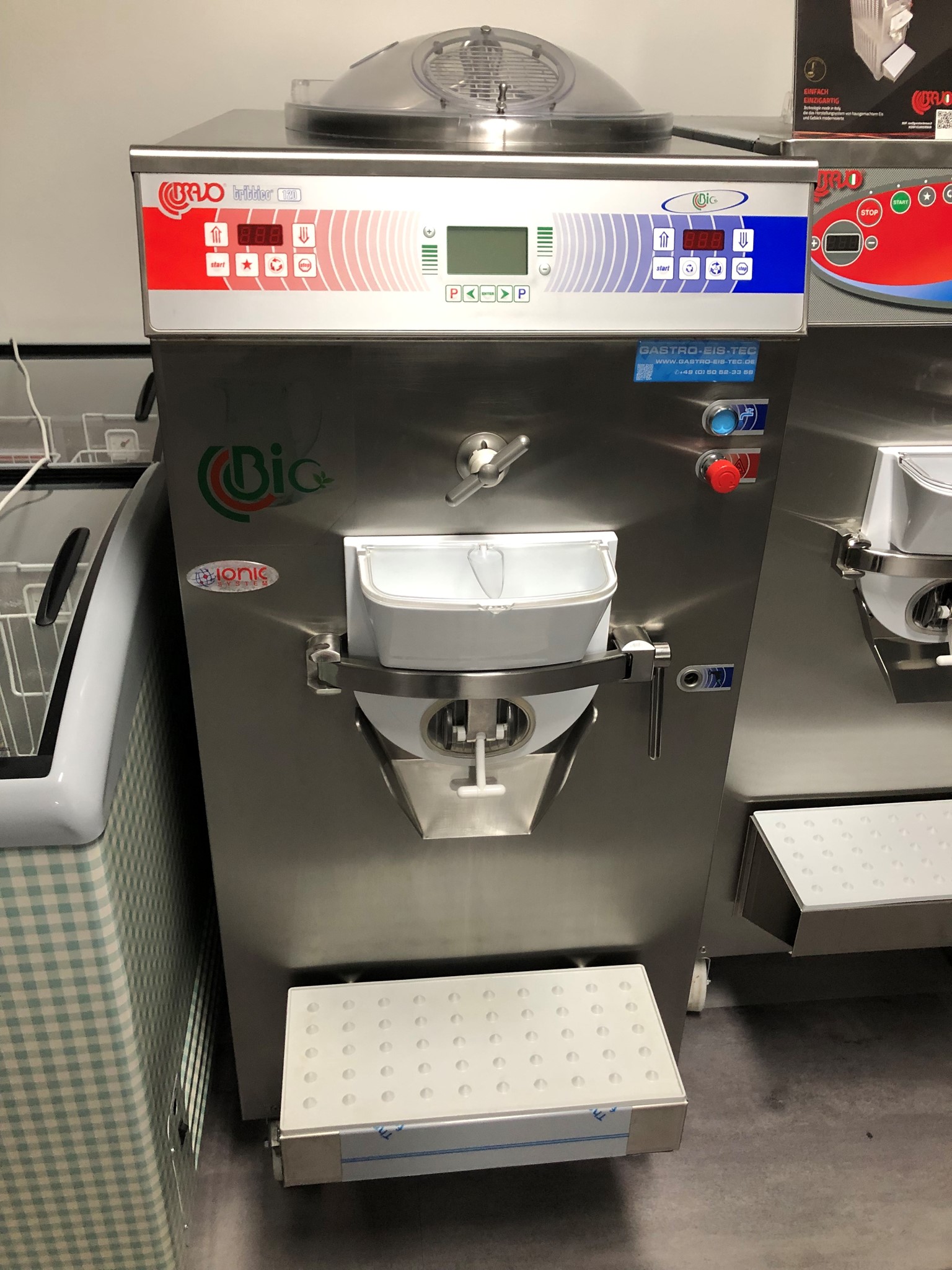 Bild von Eismaschine Bravo Trittico BIO 120